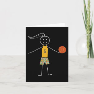 Fun Basketball Girls Basketball Spieler Karte