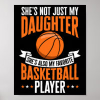 Fun Basketball Parent Sie ist mein Lieblingsbasket