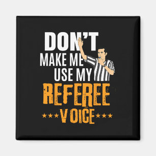 Fun Basketball Ref Hoops - Basketball-Schiedsricht Magnet