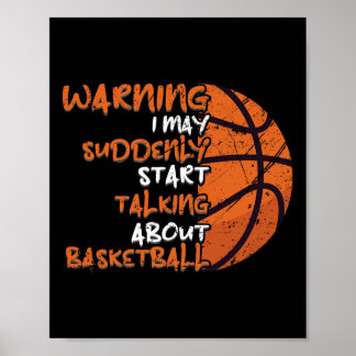 Fun Basketball Top Basketball Lover Poster