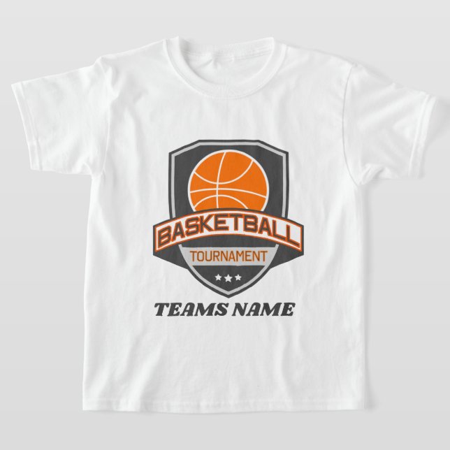 Fun Basketball Turniername T-Shirt (Ablage )