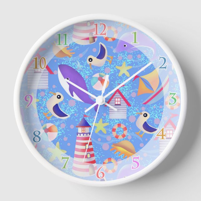 Fun Beach Blue Horloge (Recto)