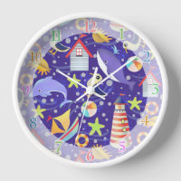Fun Beach Blue Horloge