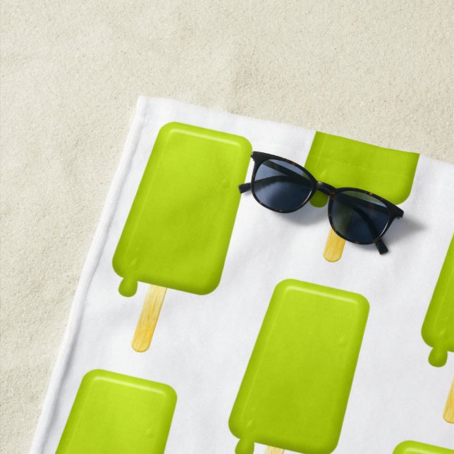 Fun Beach Towel - Ice Lollies Green Strandtuch (Beispiel)
