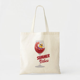 Fun Beach Vacation Summer Vibes Food puff Tragetasche