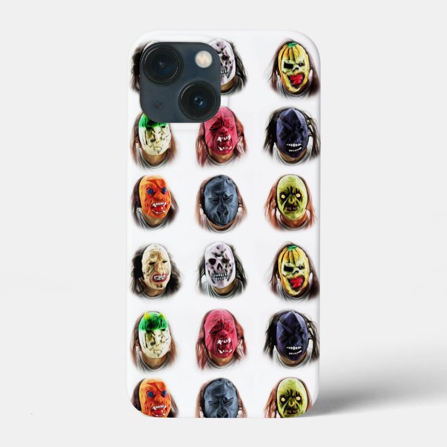 Fun Beängstigende Masken Case-Mate iPhone Hülle (Rückseite)