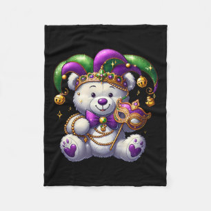 Fun Bear Mask Mardi Gras Party Kostümpern Carni Fleecedecke