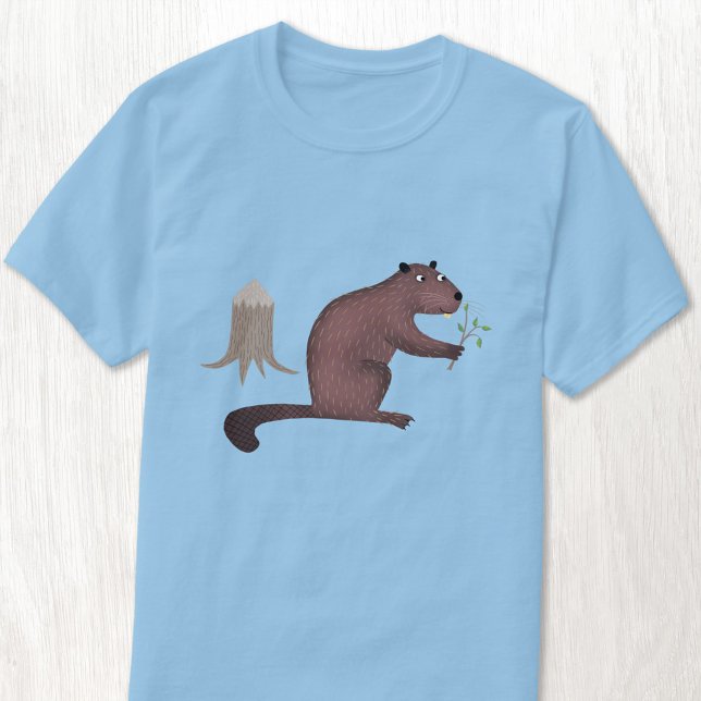 Fun Beaver T-Shirt (Fun beaver animal wildlife t-shirt )