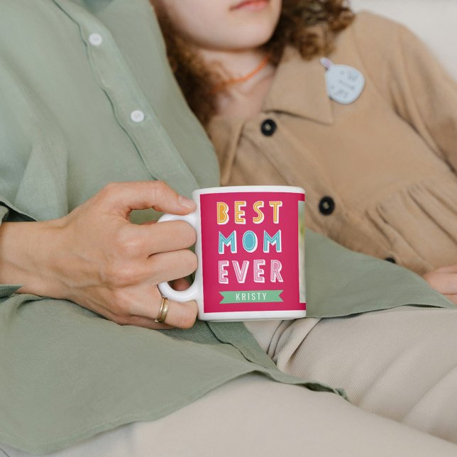 Fun Beste Mama je personalisierter Mug Kaffeetasse (Von Creator hochgeladen)