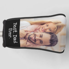 Fun Bester Vater je Foto Schwarzer Golfer Personal Golf Headcover