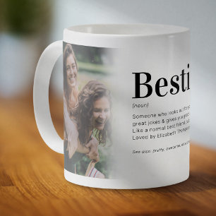 Fun Bestie Definition Best Friend Foto Kaffeetasse