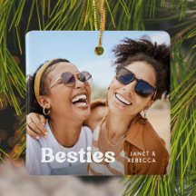 Fun Besties Foto & Name/s Keepake-Geschenk
