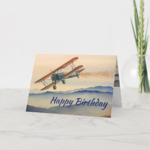 Fun Bi-Flugzeug Von einem Vintagen Modell zum ande Karte