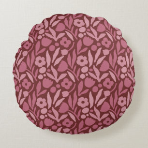Fun Big Blume Fett Color Rundes Kissen