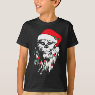 Fun Bigfoot Face Weihnachtsmannmütze Niedlich Weih T-Shirt