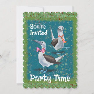 Fun Birthday Backyard Barbecue Party Invitation Einladung