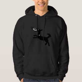 Fun Bitcoin Frisbee Catching Dog Hoodie