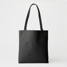 Fun Black and Gold Muster Honey Bee Tasche