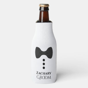 Fun Black Cravate Groom Mariage mousse Glacière bo