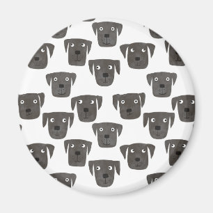 Fun Black Labrador Retriever Dog Magnet