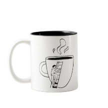 FUN BLACK & WHITE freehand drawing original