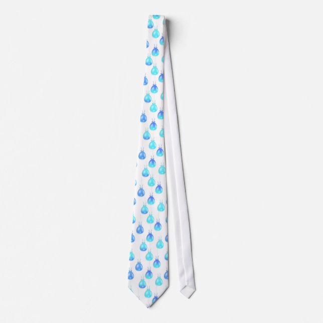 FUN BLAUE BALLOON KRAWATTE (Vorderseite)
