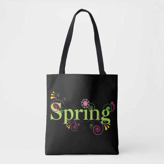 Fun Bloral Spring farbenfroh Tasche (Vorderseite)