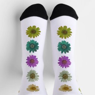 Fun blühende Socken