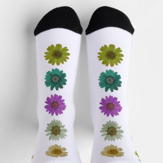 Fun blühende Socken