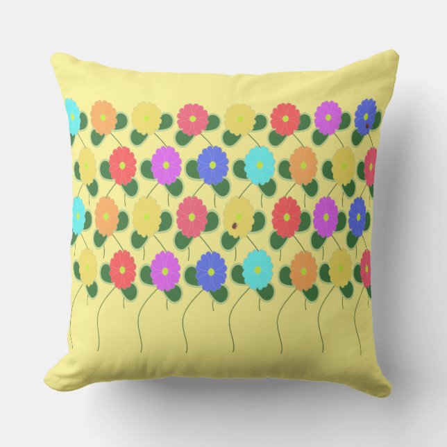 Fun-Blume Kissen (Vorderseite)