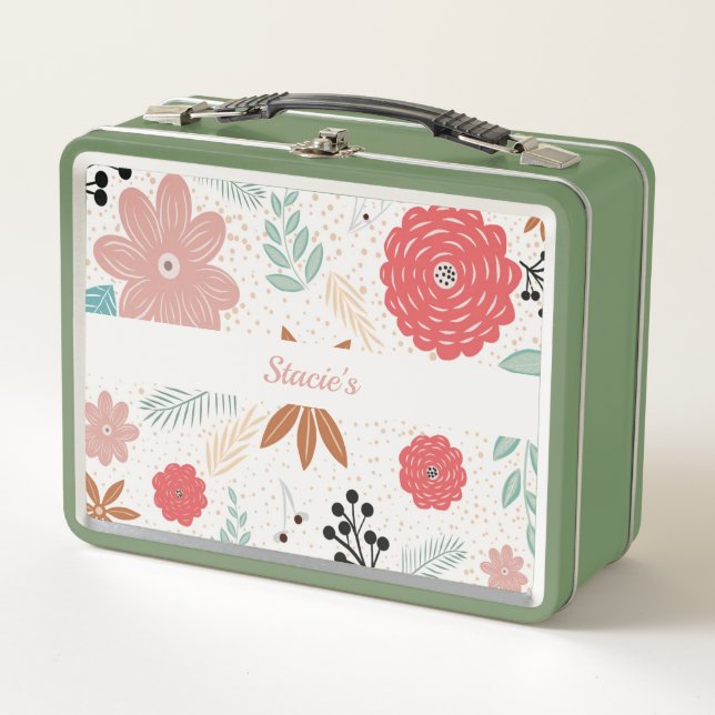 Fun Blume Metal Lunch Box (Vorderseite)