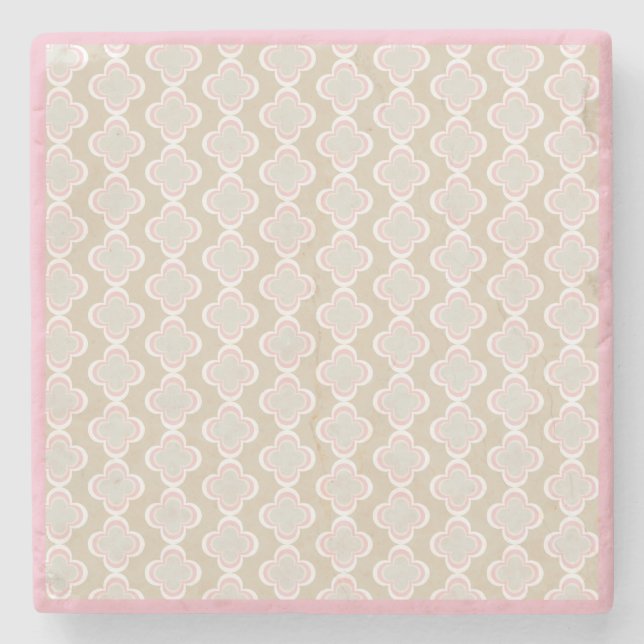 Fun Blume Print Steinuntersetzer (Vorderseite)