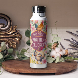 Fun Blumenschlupf nicht heute Hühnchen Trinkflasche