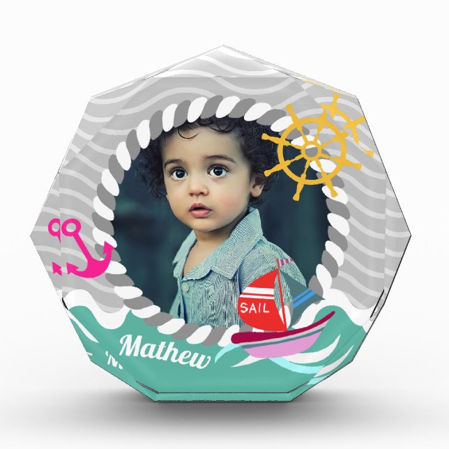 Fun Boats Foto Grau Aqua (Vorderseite)