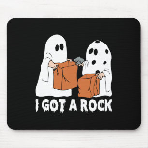 Fun Boo Ghost Beängstigend Got ich Rock Halloween Mousepad