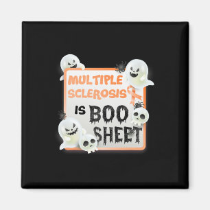 Fun Boo Halloween Geist Frau Multiple Sklerose ist Magnet