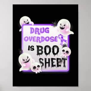 Fun-Boo-Halloween-Ghost-Medikamentenüberdosis ist  Poster