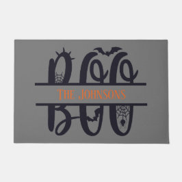 Fun Boo Monogram Add Name Halloween Fußmatte