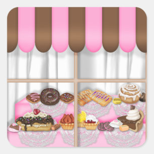 Fun Boulangerie Sweet Traitements autocollant