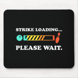 Fun Bowling Strike Loading Bitte warten Mousepad