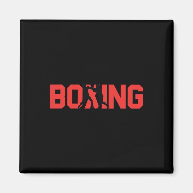 Fun Boxing-Geschenk Sparring-Partner Boxer Magnet (Vorne)