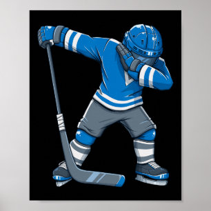 Fun Boy Kid Ice Hockey Dab Apparel1 Poster
