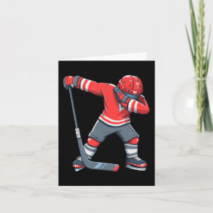 Fun Boy Kid Ice Hockey Dab Apparel Karte