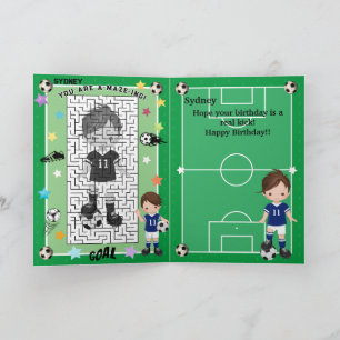 Fun Boys Soccer Du bist ein unglaublich glückliche Karte