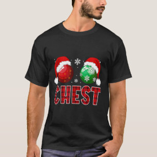 Fun Brust Nuts Weihnachtsfeiertag Shirt Matching C