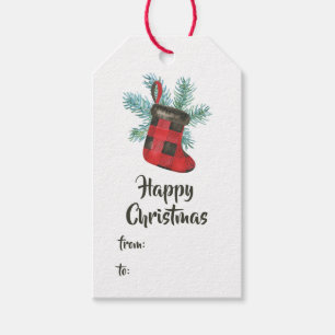 Fun Buffalo Kariert Lumberjack Weihnachten Geschenkanhänger