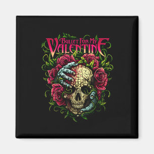 Fun Bullet meine Valentine Schädel-Rose und rotes Magnet