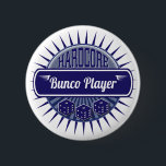 Fun Bunco Party Dice Game Night Button<br><div class="desc">Dieses Vintage Retro-Design ist perfekt für jeden Bunco-Spieler, der die Bunco Würfel zu werfen Lieben. Das Design für Bunco Party Nacht oder Mädchen übernachten.</div>