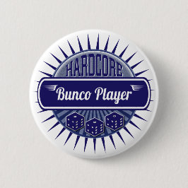 Fun Bunco Party Dice Game Night Button