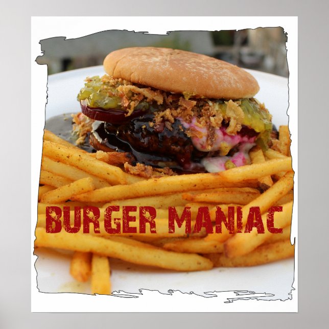 Fun Burger Maniac Poster! Poster (Vorne)